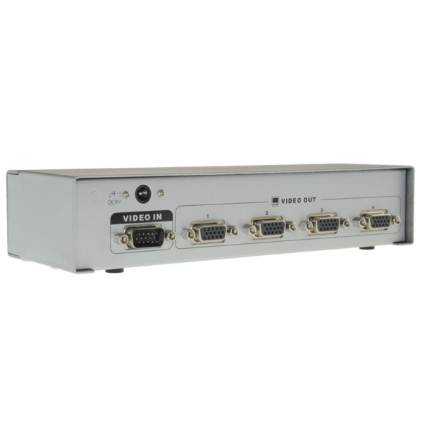 OEM VGA-SPLITTER-4 Multiplicador de señal VGA - 1 entrada VGA - 4 salidas VGA - VGA, SVGA, XGA, Multisync - Distancia máxima a m (3)