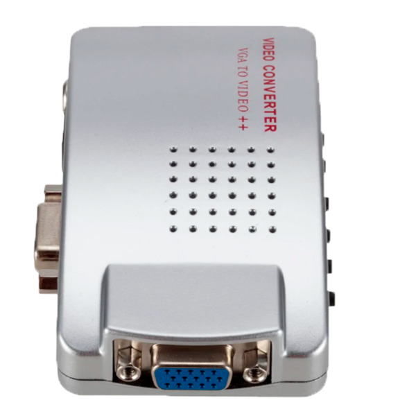 OEM VGA-VIDEO-CONVERTER Adaptador de vídeo - Entradas: VGA - Salida: VGA, S-VIDEO y Vídeo RCA - Múltiples resoluciones soportada (5)