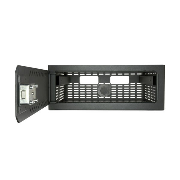 OEM VR-110 Caja fuerte para DVR - Específico para CCTV - Para DVR de 1U rack - Cerradura mecánica - Con ventilación y pasacables (1)