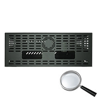 OEM VR-110E Caja fuerte para DVR - Específico para CCTV - Para DVR de 1U rack - Cerradura electrónica - Con ventilación y pasaca (2)