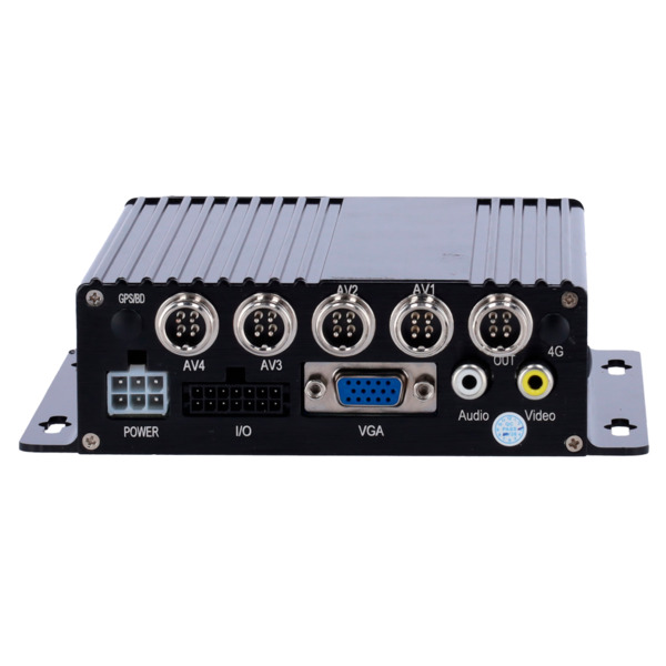 OEM VW-9034S-4CH MDVR básico 4 canales AHD 1080P - Grabación en tarjeta SD - Conectores M12 4 pines - 4 entradas de alarma y 2 s (1)