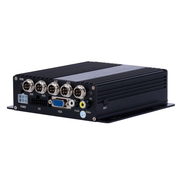 OEM VW-9034S-4CH MDVR básico 4 canales AHD 1080P - Grabación en tarjeta SD - Conectores M12 4 pines - 4 entradas de alarma y 2 s