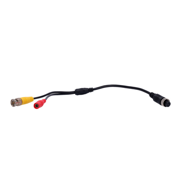 OEM VW-MON-CABLE-BNC-OUT Cable M12F a BNC + DC - Cable de salida de video para monitor - Compatible streamax - Longitud 35cm (1)