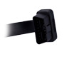 OEM VW-OBD-SLIM Cable OBD2 Macho - 16 pines - Longitud 30cm - Perfil bajo - Para soldar - Color negro (2)
