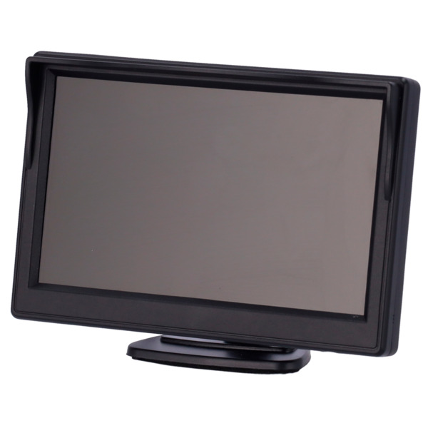 OEM VW-TD50 Monitor LCD 5" Analógico - Streamax compatible - Conector M12 4pines y RCA - Alimentación 12V DC - Soporte regu