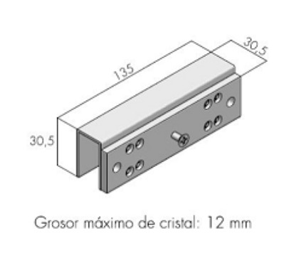 Comprar MHAX180-U Escuadra U de fijación para MEX100