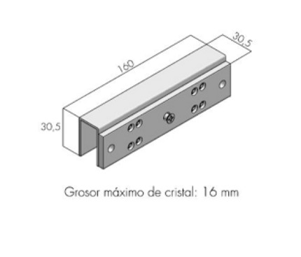 Comprar MHAX300-U Escuadra U de fijación para MEX430 / MEX630