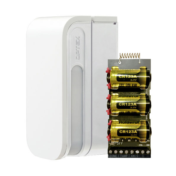 Optex AXPRO-BXS-RAM-W AXPRO-BXS-RAM-W Detector de doble PIR dual para visión lateral en exteriores. Incorpora transmisor vía rad