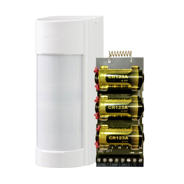 Optex AXPRO-VXI-R AXPRO-VXI-R Detector de doble PIR para exteriores de 12m, 90°. Incorpora transmisor vía radio HIK-327 (DS-PM1-