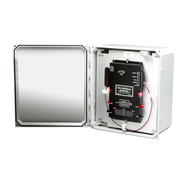 Optex OPTEX-107 FD322-RAPIDFIBER-200M Kit de sistema de detección de intrusión perimetral por fibra óptica para vallado. Compues