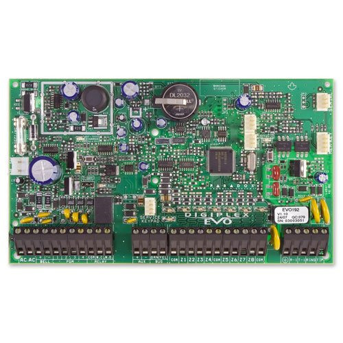 PARADOX EVO192 Placa central Paradox EVO192 Digiplex de 8 particiones 192 zonas Grado 3