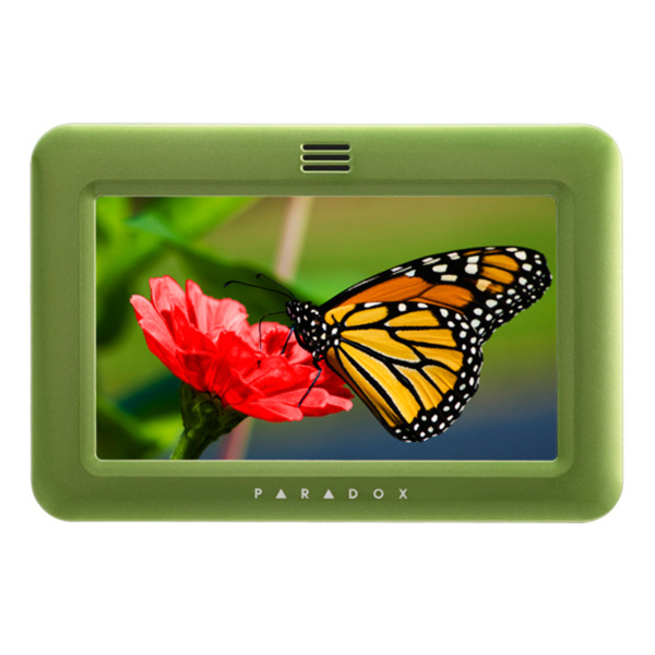 PARADOX FPLATE-A7C Marco para teclado TM50 color verde