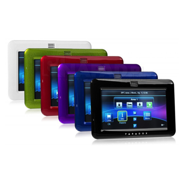 PARADOX FPLATE-W82 Marco para teclado TM50 color rojo (1)