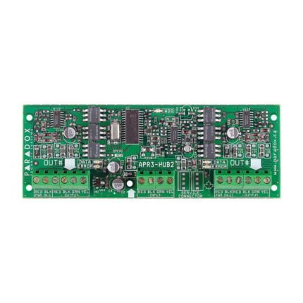 Comprar PARADOX HUB2 Aislador y repetidor de señal para BUS Paradox
