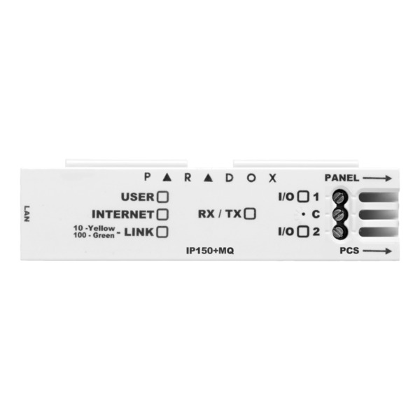 PARADOX IP150+MQ Módulo de Comunicación IP Bidireccional (Servidor Swan). Tecnología MQTT. Grado 3
