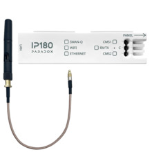 PARADOX IP180-IPW Módulo de comunicación por Internet IP180 Cable Ethernet RJ45 y Wifi Paradox