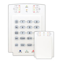 PARADOX K10V Teclado LED 10 zonas. Diseño vertical. No cumple grado