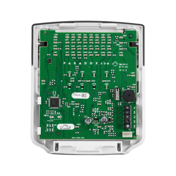 PARADOX K32+ Teclado de LEDS Paradox cableado de 32 zonas K32+ (3)
