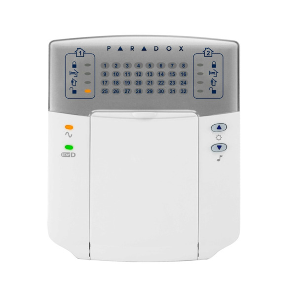 PARADOX K32+ Teclado de LEDS Paradox cableado de 32 zonas K32+ (1)