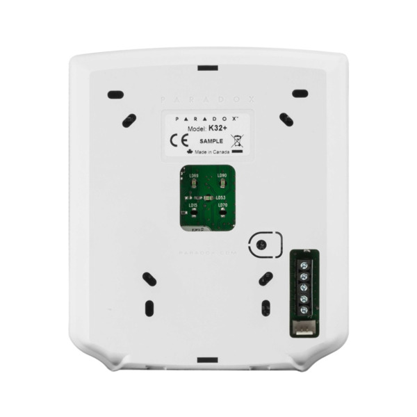 PARADOX K32+ Teclado de LEDS Paradox cableado de 32 zonas K32+ (2)