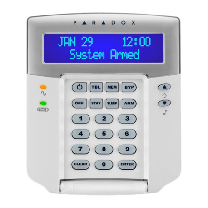 Comprar PARADOX K32LCD+ ENGLISH Teclado de LCD Paradox K32LCD+ cableado de 32 caracteres - English