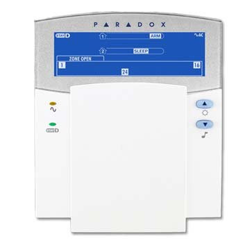 PARADOX K35 Teclado LCD Paradox con iconos cableado K35