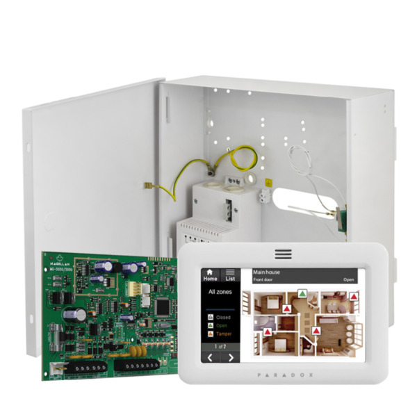 PARADOX KITMG-03 Kit compuesto por: 1ud de MG5000 + 1ud CAJA-P + 1ud TM50-WHITE. No cumple grado
