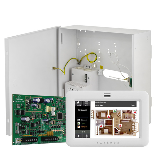 PARADOX KITMG-03G Kit compuesto por: 1ud de MG5000 + 1ud CAJA-G + 1ud TM50-WHITE. No cumple grado