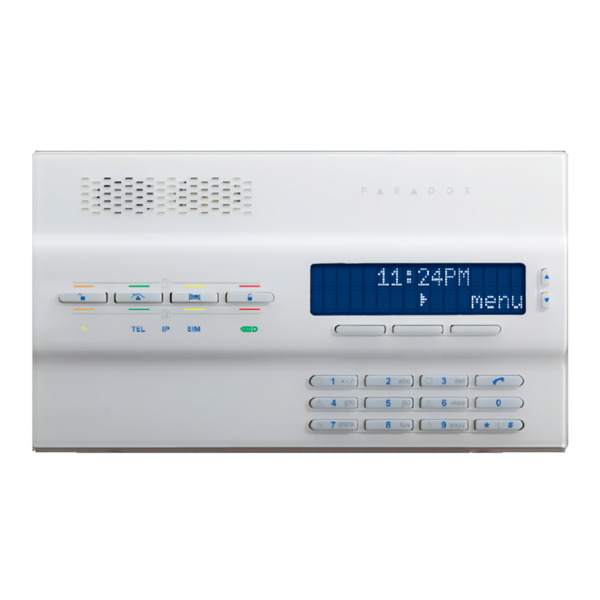 PARADOX MG6250 Central compacta Vía Radio. Requiere alimentador PA7, no incluido. Opcional GPRS14