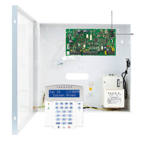 Paradox PAR-102 PAR-102 Kit compuesto por:. 1x PAR-7N (PCBMG5050): Placa base panel de control Magellan de 8 zonas. 1x PAR-116: