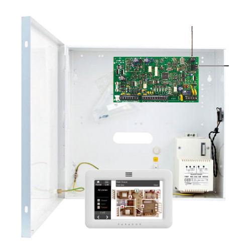 Paradox PAR-103 PAR-103 Kit compuesto por:. 1x PAR-7N (PCBMG5050): Placa base panel de control Magellan de 8 zonas. 1x PAR-116:
