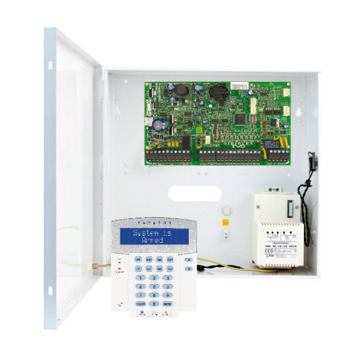 Paradox PAR-105 PAR-105 Kit compuesto por:. 1x PAR-10N (EVOHD+): Placa base panel de control EVOHD+ de 8 zonas. 1x PAR-116: Caja