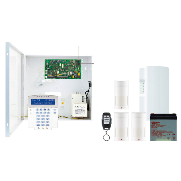 Paradox PAR-123 PAR-123 Kit compuesto por:. 1x PAR-7N (PCBMG5050): Placa base panel de control Magellan de 8 zonas. 1x PAR-116: