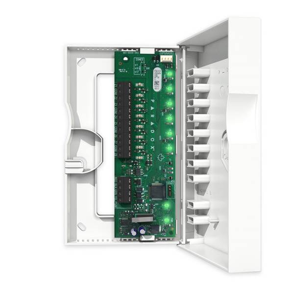 Paradox PAR-211 ZX82 Módulo expansor de 8 zonas. Compatible con las centrales de alarma Spectra, Magellan y Digiplex Evo. Se ent