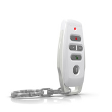 Paradox PAR-229 REM25-868MHZ-W Mando remoto vía radio de 6 canales bidireccional con botones retroiluminados, resistente al agua