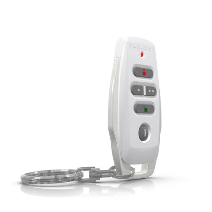 Comprar Paradox PAR-229 REM25-868MHZ-W Mando remoto vía radio de 6 canales bidireccional con botones retroiluminados, resistente al agua. Frecuencia 868 MHz. Color blanco.