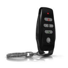 Paradox PAR-230 REM25-868MHZ-B Mando remoto vía radio de 6 canales bidireccional con botones retroiluminados, resistente al agua