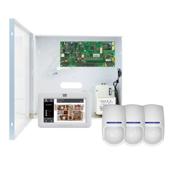 Paradox PAR-264 KIT TACTIL EVO192 Kit Pyronix Paradox compuesto por:. 1x Central PAR-10N (EVOHD+) de 8 a 192 zonas. 1x Caja meta