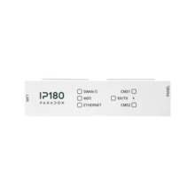 Paradox PAR-358 IP180-IP Módulo IP con tecnología MQTT. Admite hasta 4 receptores. Incorpora Ethernet y WiFi. Compatible con EVO
