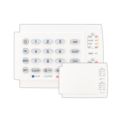 Comprar Paradox PAR-5 K10H Teclado de leds Paradox de 10 zonas. Switch anti tamper + entrada de zona. 8 teclas funcionales. 3 alarmas de pánico por teclado
