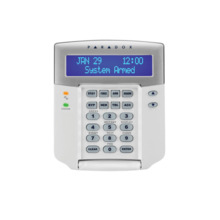 Paradox PAR-9NI K641+ Teclado Paradox con pantalla LCD azul. Inglés. 1 salida PGM. Tamper antisabotaje. Certificado Grado 3