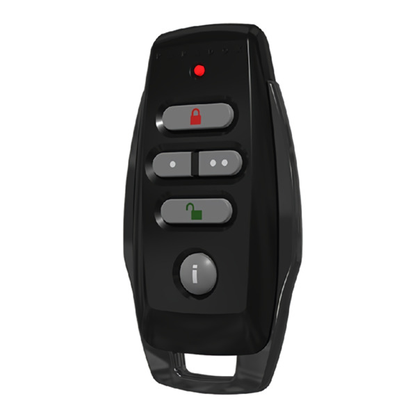 PARADOX REM25-BLACK Mando 6 canales color negro. Bidireccional. No compatible con la SP4000
