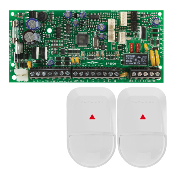 PARADOX SP4000-KIT Placa Central SP4000 + 2 Detectores NV5. Grado2