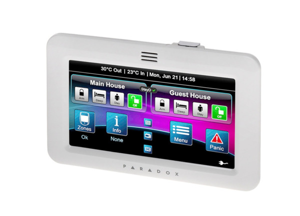PARADOX TM50 Teclado Paradox con pantalla táctil Grado 3. Color Blanco TM50-WHITE (1)