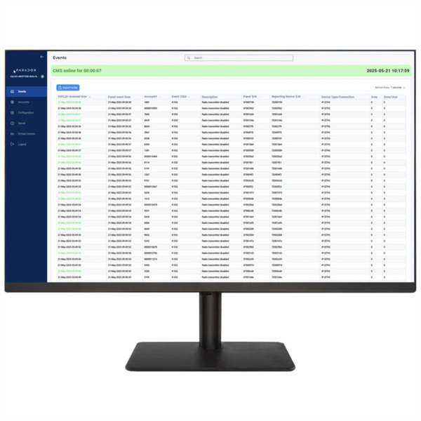 PARADOX VIPC20 Software basado en Linux para receptoras Paradox (1)