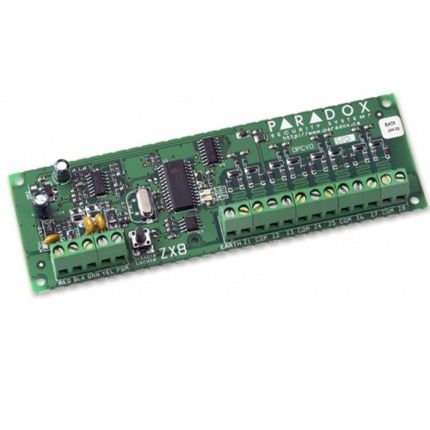 Comprar PARADOX ZX8 Módulo expansor de 8 zonas ( 16 con ATZ ) + 1 salida PGM. Grado 3