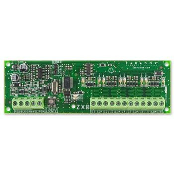 PARADOX ZX8SP Módulo expansor Paradox de 8 zonas y 1 salida PGM