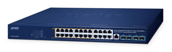 Planet GS-4210-16UP8T4X IPv6/IPv4, 16-Port