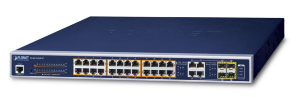 Planet GS-4210-24P4C IPv6/IPv4, 24-Port Managed