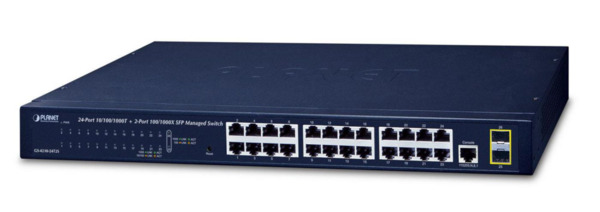 Planet GS-4210-24T2S IPv4/IPv6, 24-P 10/100/1000Bas